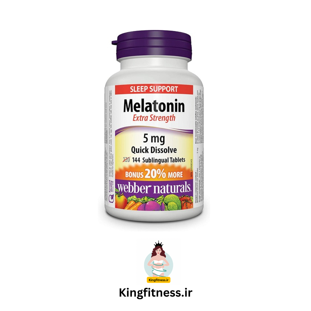 ملاتونین وبر نچرالز ۴۰۰ عددی 5mg