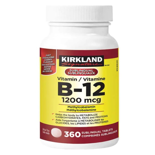 ویتامین ب۱۲ B12 1200mcg کرکلند (360 عددی) kirkland