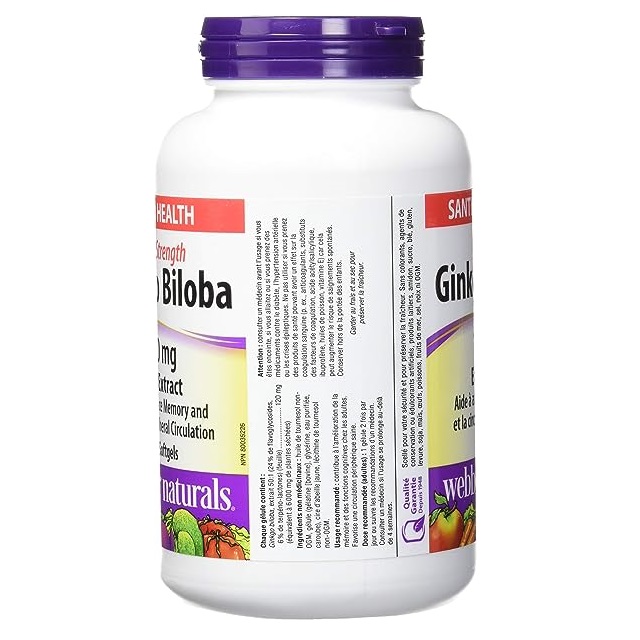 جینکو بیلوبا 120mg وبر نچرالز (300 عددی)
