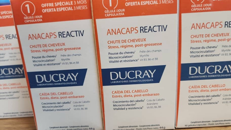 Ducray Anacaps Reactiv آناپکس ری اکتیو برای ریزش مو حاد یا فصلی x90