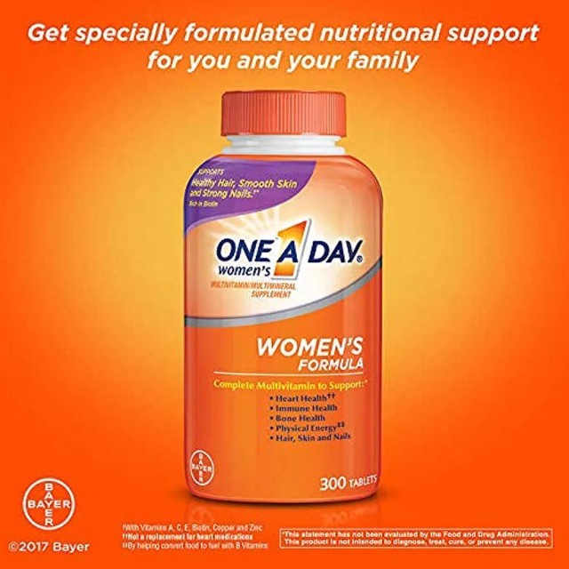 مولتی ویتامین وان ا دی بانوان بایر One Day Women's (300 عددی