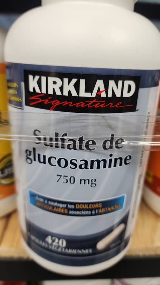 قرص تقویتی مفاصل گلوکوزامین سولفات کرکلند 750mg (420 عددی)