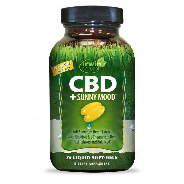 سی بی دی و سانی مد اروین نچرالز Irwin Naturals CBD +Sunny Mood