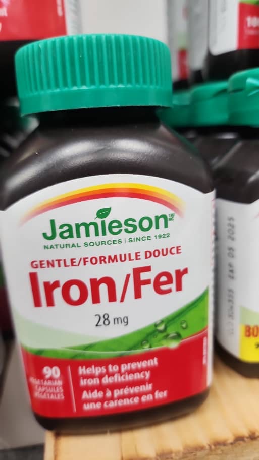قرص آهن Jamieson Iron 28mg جیمیسون (90 عددی)