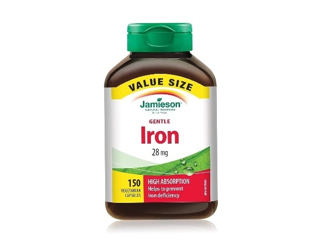 قرص آهن Jamieson Iron 28mg جیمیسون (150 عددی)