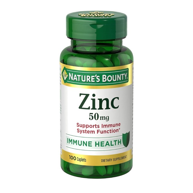 قرص زینک گلوکونات 50mg نیچرز بونتی NATURE'S BOUNTY (۱۰۰عددی)