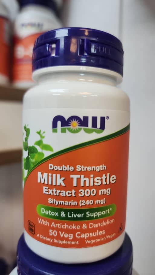 کپسول خار مریم ناو NOW Milk Thistle 300mg (50 عددی)