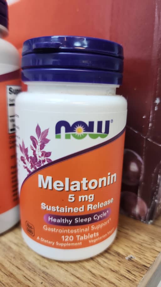 قرص ملاتونین NOW Melatonin 5mg (120 عددی