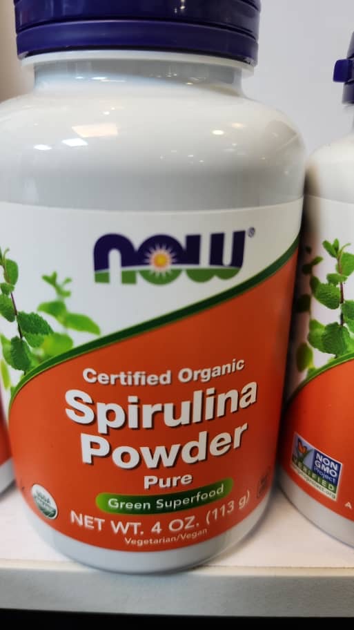 پیور اسپیرولینا ارگانیک ناو (۱۱۳گرم)Now Organic Spirulina