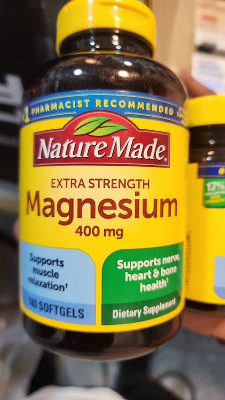 منیزیم نیچرمید Nature Made® Extra Strength 400 میلی گرم (۱۸۰عددی)