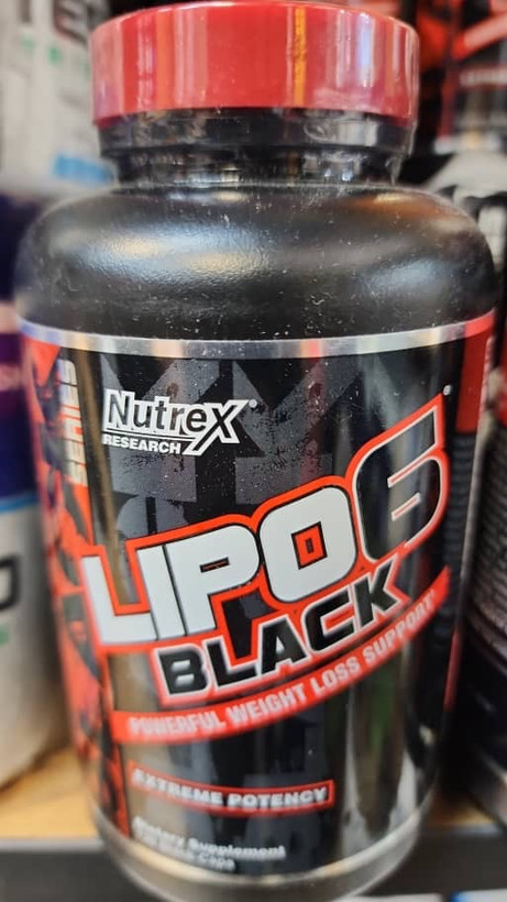 چربی سوز لیپوسیکس 6 بلک ناترکس 120 عدد Nutrex Lipo-6 Black