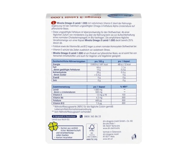 قرص Omega 3 امگا 3 1000mg موولیس (60 عددی)