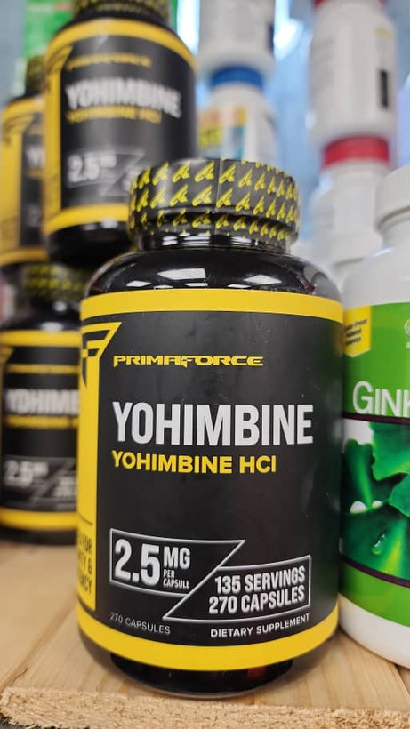 یوهمبین PrimaForce Yohimbine HCl 2.5mg، ۱۳۵ کپسول - مکمل غیر GMO و بدون گلوتن