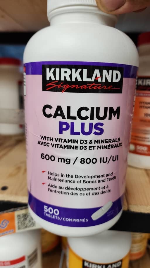کلسیم پلاس ویتامین دی و مینرال کرکلند 1500mg