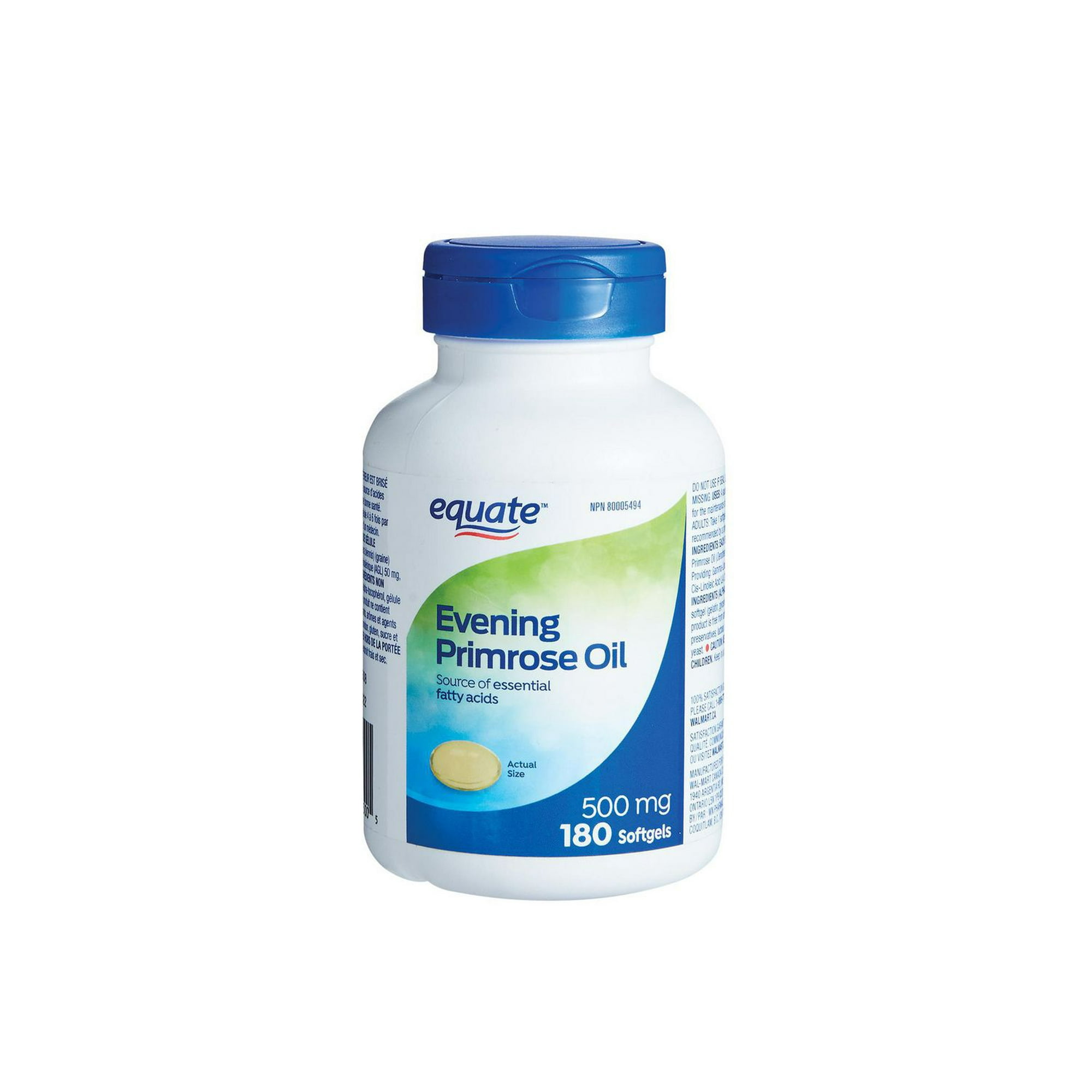 روغن گل مغربی اکوات Equate 500mg 180 نرم ژل