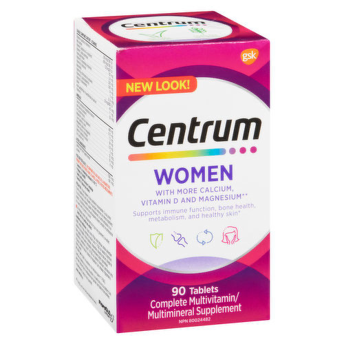 مولتی ویتامین زنانه سنتروم90 عددی Centrum - Multivitamin for Women90 Each centrum