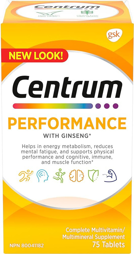 مولتی ویتامین سنتروم پرفورمنس Centrum Performance (۷۵عدد)