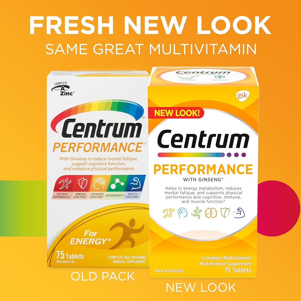 مولتی ویتامین سنتروم پرفورمنس Centrum Performance (۷۵عدد)