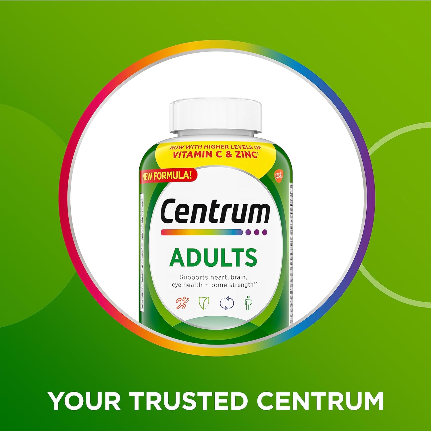 مکمل مولتی ویتامین/مولتیمینرال بزرگسال Centrum multi vitamins