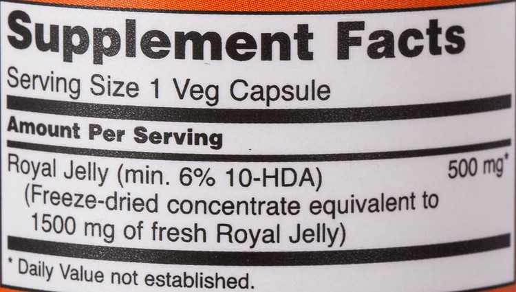 کپسول رویال ژلی ناو NOW Royal Jelly 500mg (60 عددی)