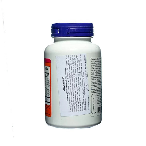 ویتامین ب ناو 100 عدد Vitamin B-50mg 100 CapsulesNOW Foods B-50
