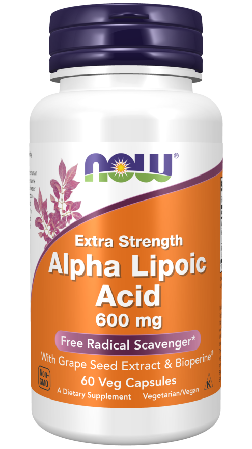 الفا لیپوئیک اسید ناو فودز 60 عددیAlpha Lipoic Acid,now