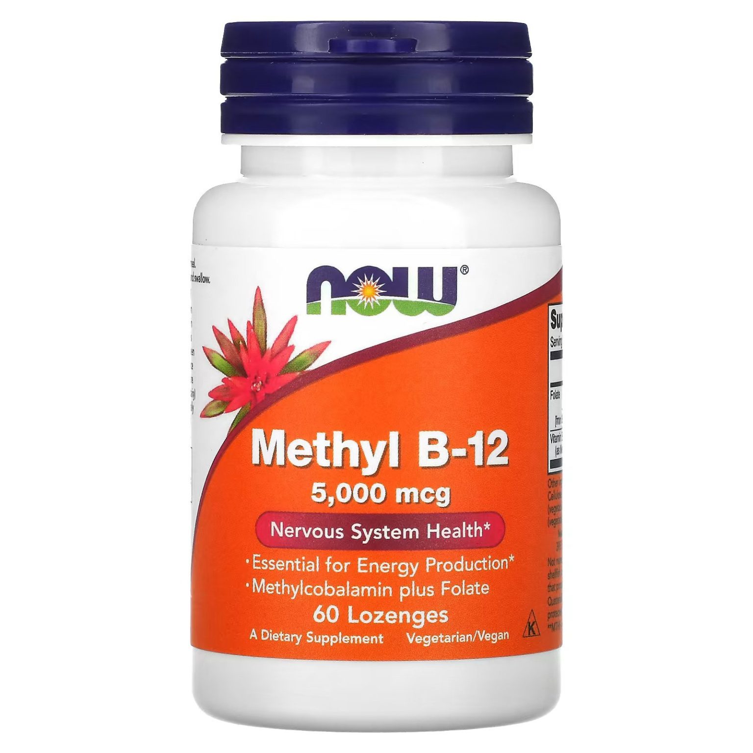 ویتامین متیل B12 ناو فودز 60 عددیMethyl B-12
