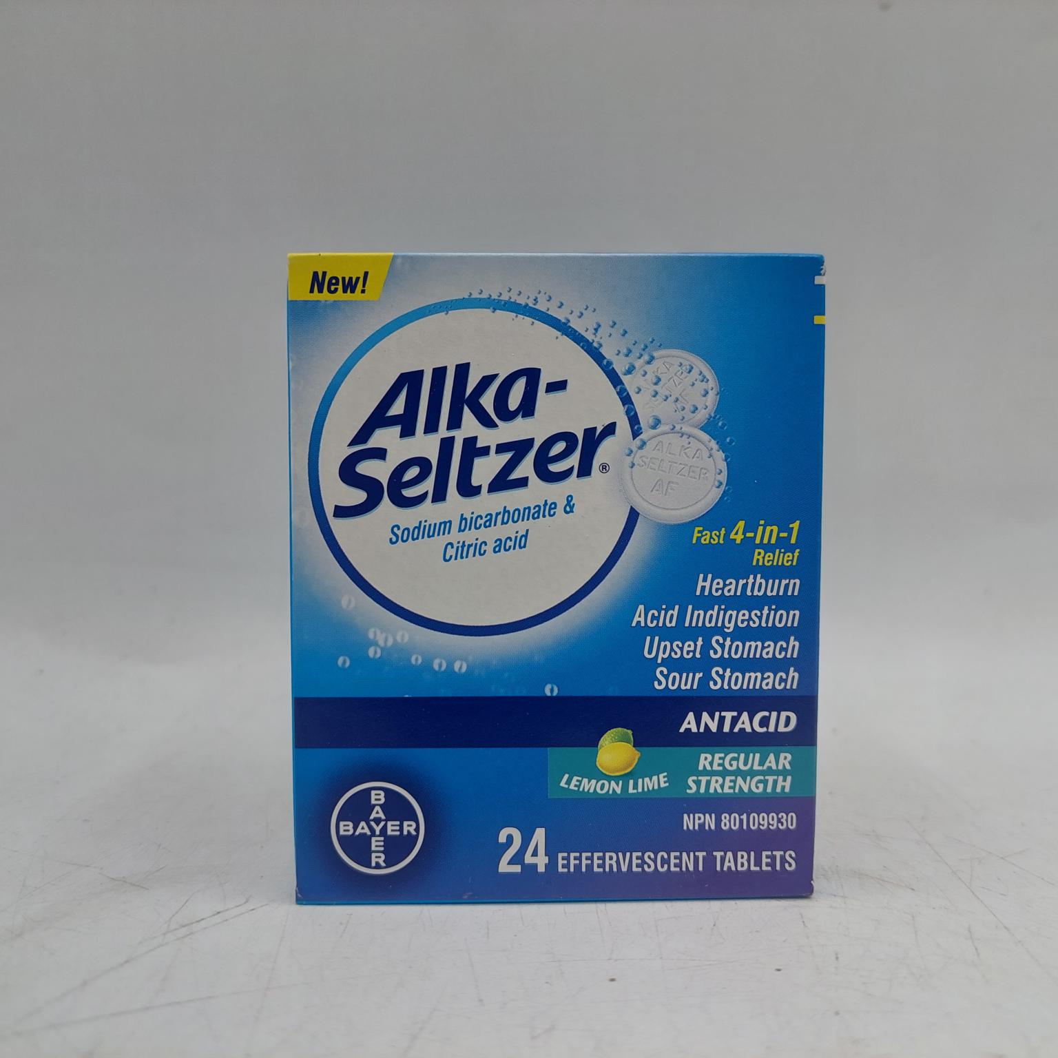قرص جوشان آلکا سلتزر حاوی ۲۴ عدد Alka-Seltzer