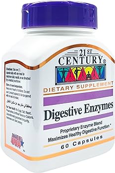 آنزیم گوارشی سنتری (۶۰عددی)21st Century Digestive Enzymes