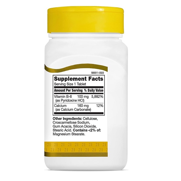 ویتامین ب 6 سنتری (۱۱۰عددی)21ST CENTURY VITAMIN B6
