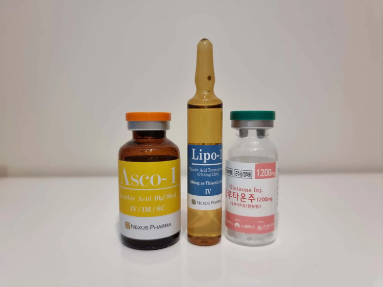 گلوتاتیون گلوتانکس نکسوس فارمای کره جنوبی (۳عددی) LIPONEX-300 Thioctic Acid Tromethamine