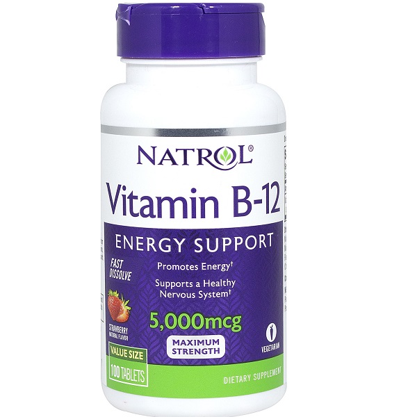 ویتامین ب 12 ناترول 5000 میکروگرم 100 عدد NATROL VUTAMIN B12