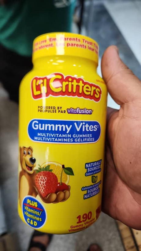 پاستیل مولتی ویتامین کودک لی کریترز L'il Critters (275 عددی)