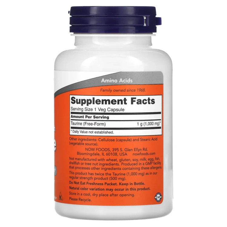 تائورین ناو (100 عددی) Taurine 1000 mg