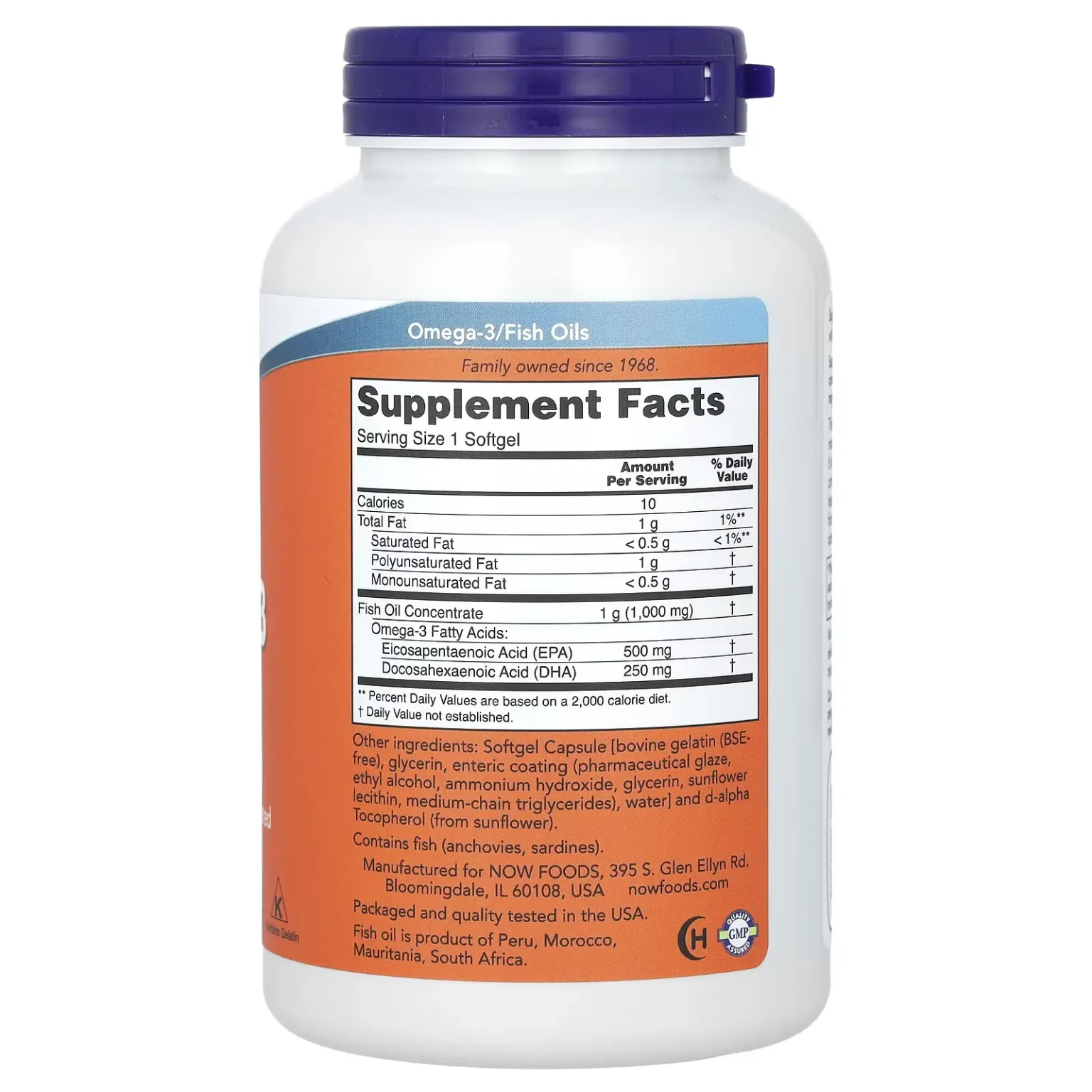 اولترا امگا 3 ناو 180 عددی NOW Foods Ultra Omega 3