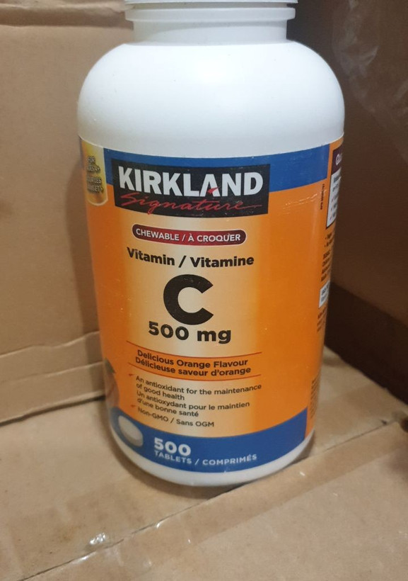 ویتامین سی C کرکلند 500mg (500 عددی)