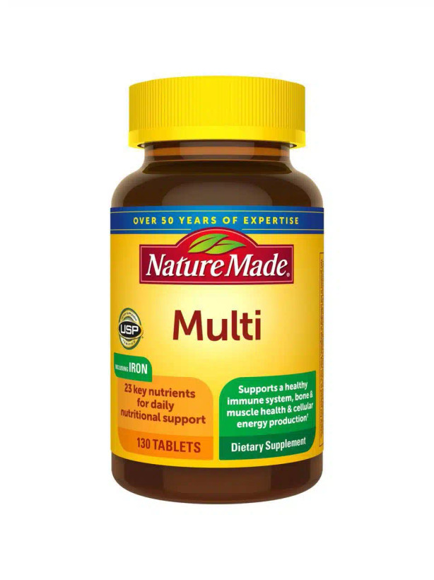 قرص مولتی ویتامین نیچرمید (۱۳۰عددی) Nature Made. Multi