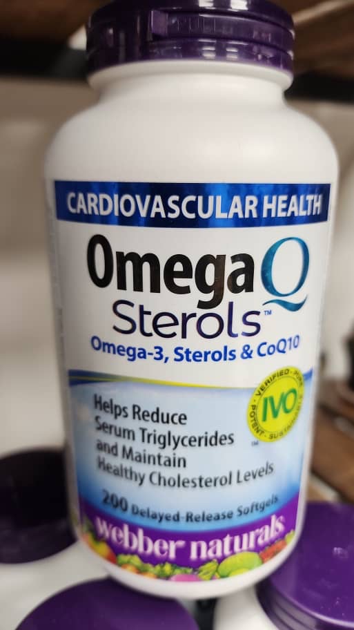 امگا 3 استرولز و کیوتن وبر نچرالز Webber Omega3 & Sterols & CoQ10