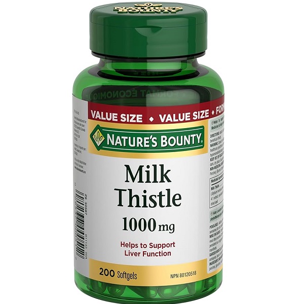 عصاره خار مریم نیچرز بونتی 1000 میلی گرم 200 عدد Nature’s Bounty Milk Thistle