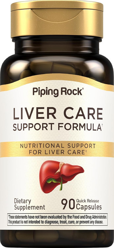 محافظت کننده کبد پایپینگ راک Roll over image to zoom in Piping Rock Liver Cleanse Complex | 90 Capsules