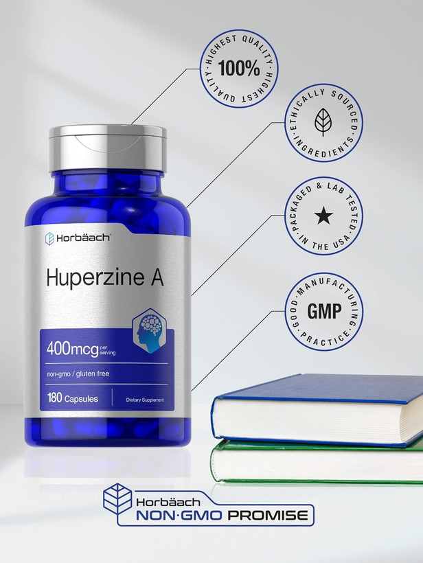 هوپرزین آ هورباخHorbäach Huperzine A 400mcg | 180 Capsules