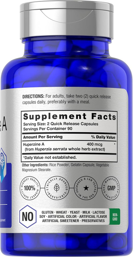 هوپرزین آ هورباخHorbäach Huperzine A 400mcg | 180 Capsules