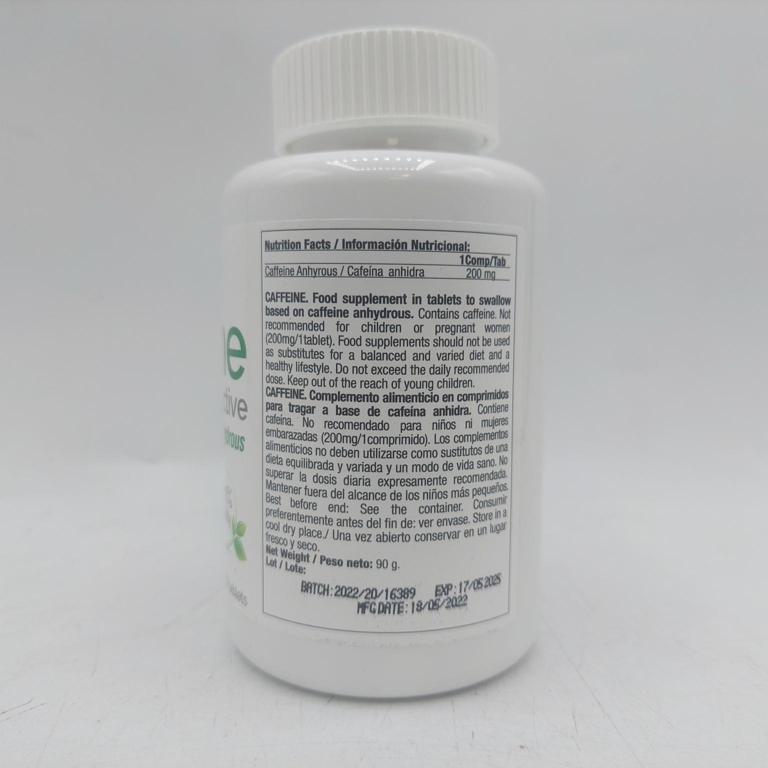 مکمل کافیین کوامترکسQuamtrax Essentials Caffeine (۱۸۰عددی)