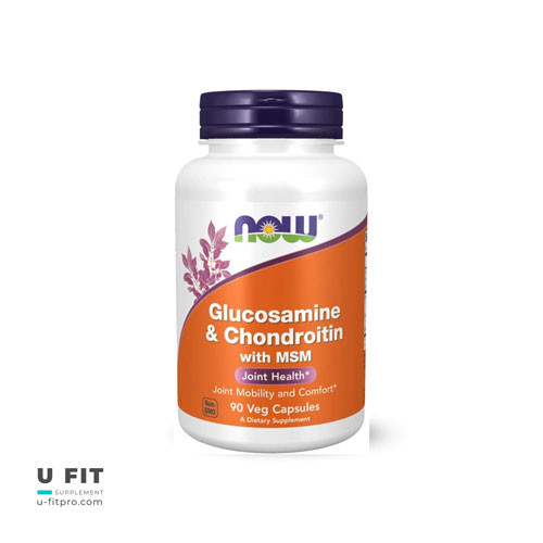  گلوکوزامین کندرویتین و ام اس ام ناو فودز Glucosamine & Chondroitin with MSM Now Foods