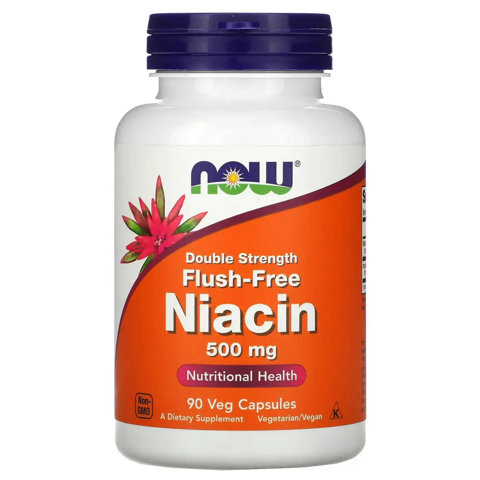 نیاسین بدون فلاش (ویتامین B3) ناو فودز 90 عددی Vitamin B-6 100 mg Veg Capsules now