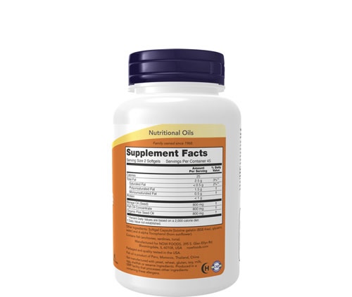 سوپر امگا 9 6 3 ناو فودز (۹۰عددی)Super Omega 369 Now Foods