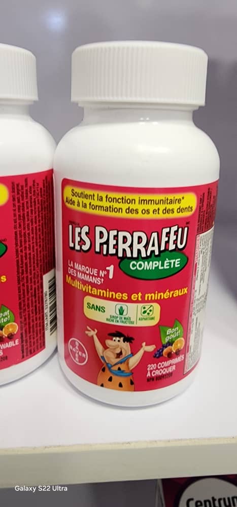 پاستیل مولتی ویتامین کودک FLINTSTONES Complete Chewable Multivitamins for Kids بایر (220 عددی)