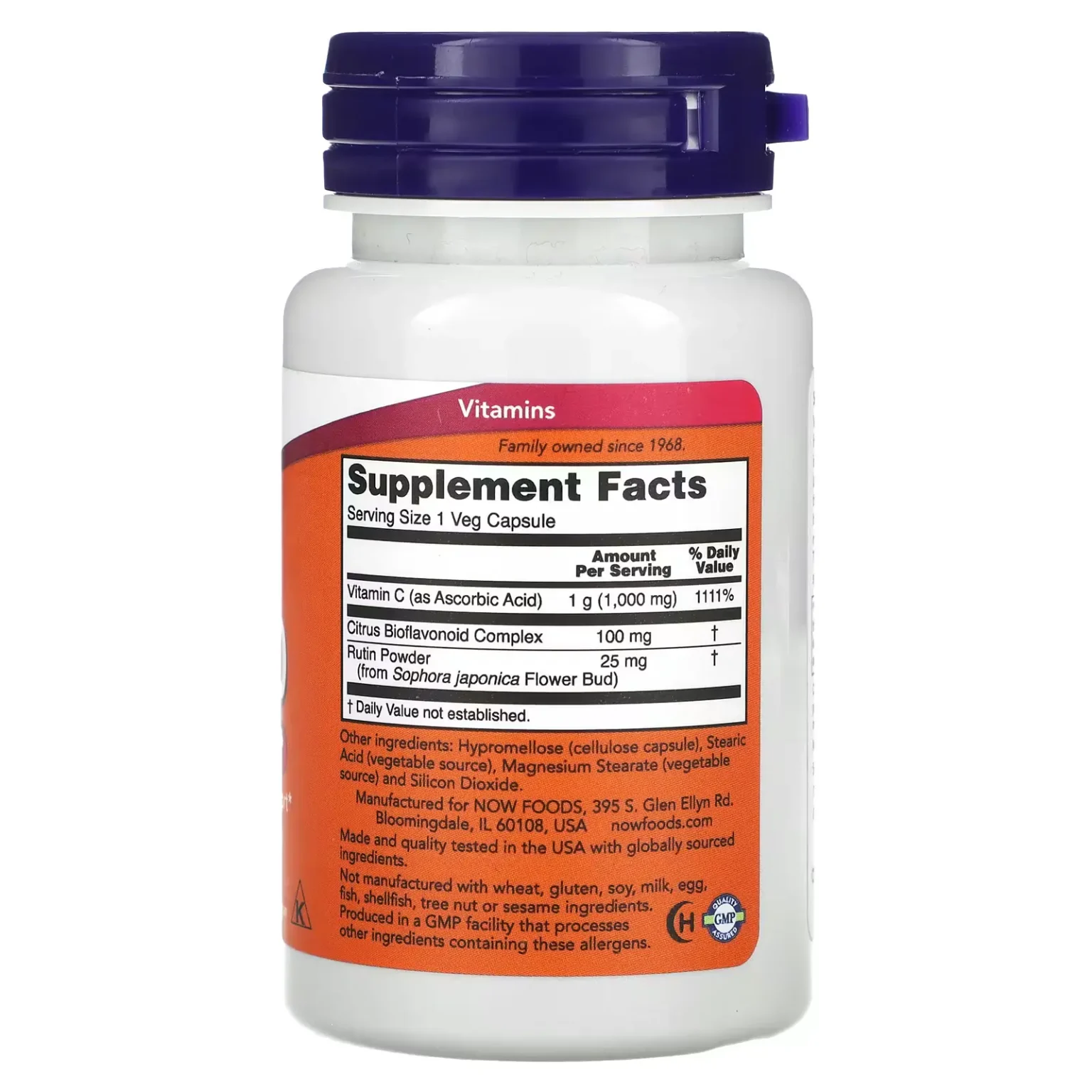 ویتامین سی ناو فودز 30 عددی Vit c 1000mg