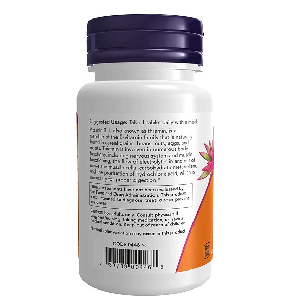 ویتامین ب 1 ناو NOW Vitamin B-1 100mg