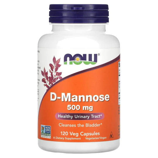 دی مانوز ناو 120 کسپول NOW D-Mannose 500mg